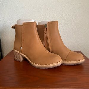 TOMS Marina Leather Bootie